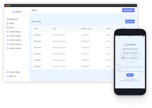 Nextless.js Mobile: SaaS Starter Kit gallery image