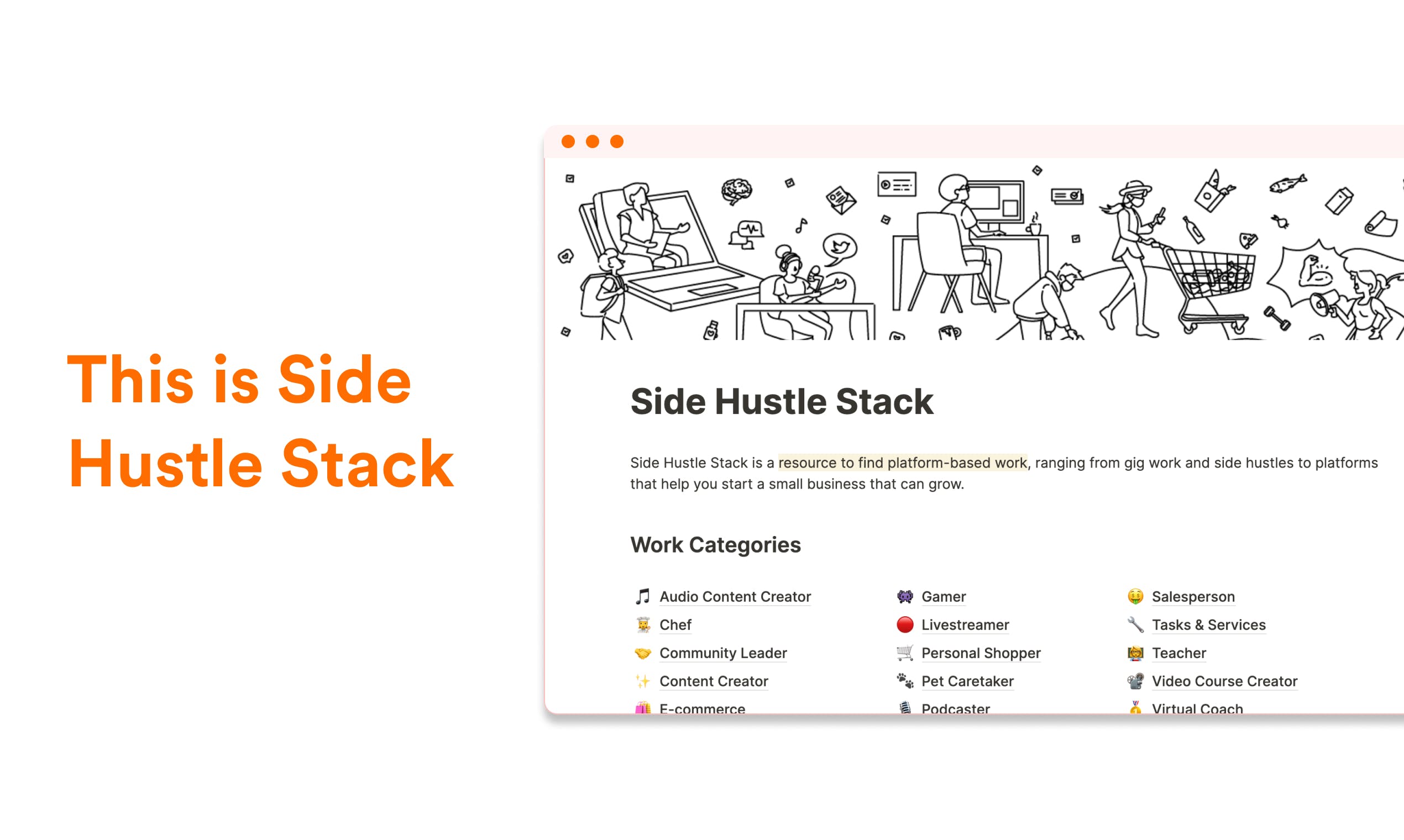 Side Hustle Stack media 1