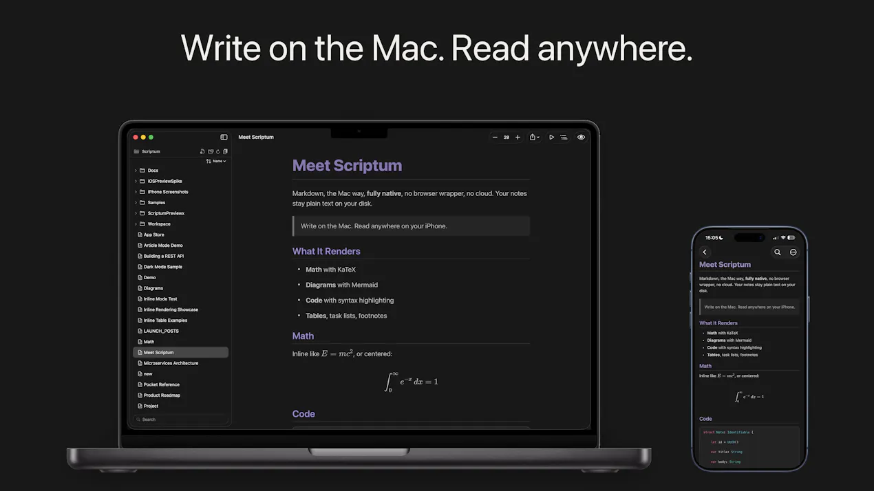 Scriptum 2.0 product