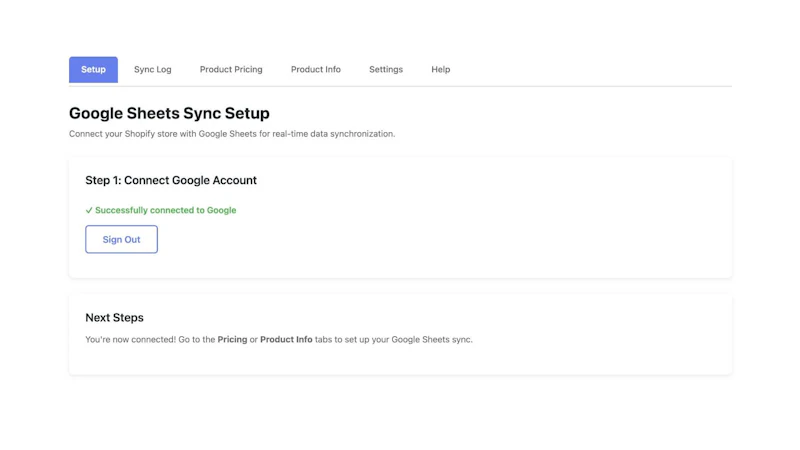 SheetSync screenshot 3