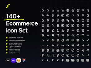 140+ Ecommerce Icons gallery image