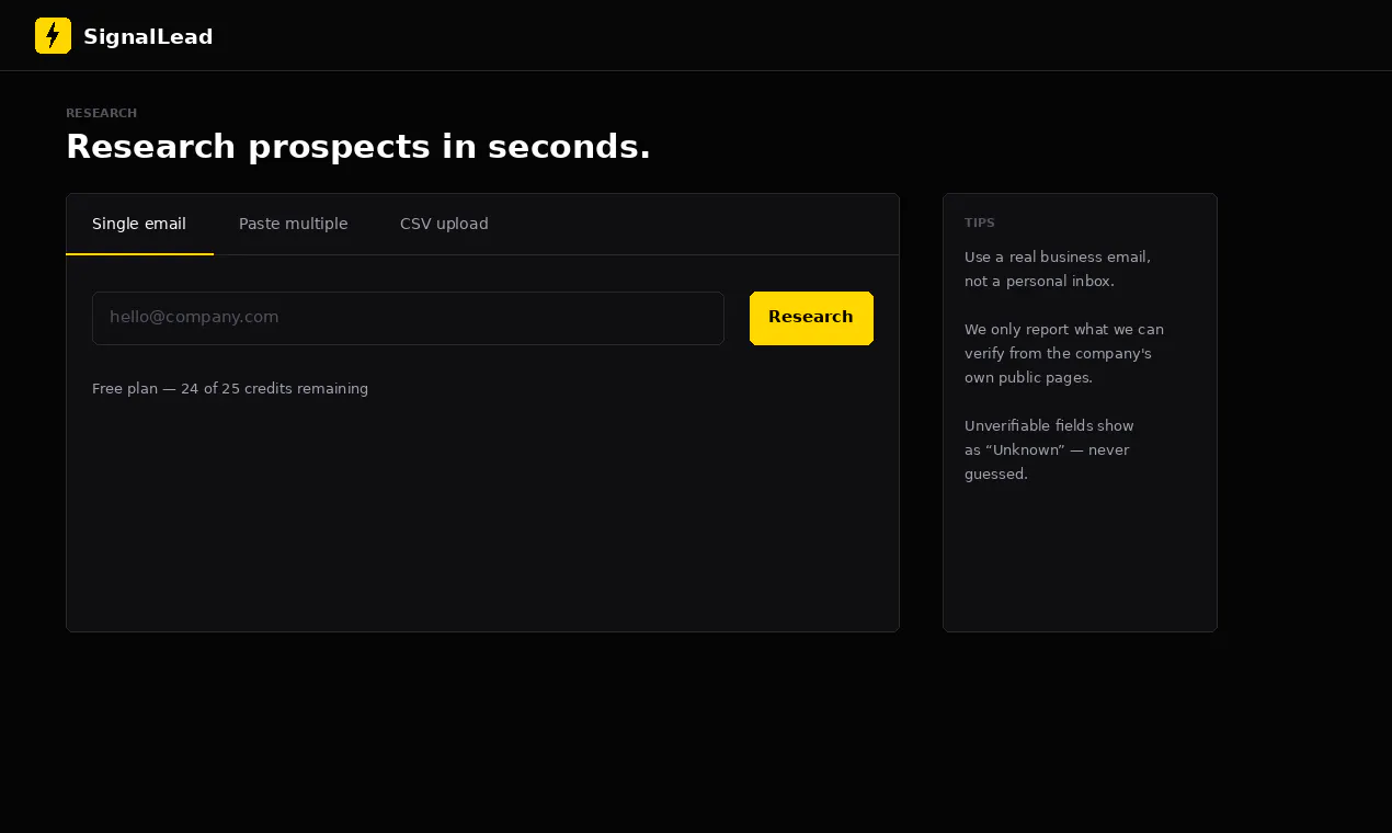 SignalLead AI gallery image