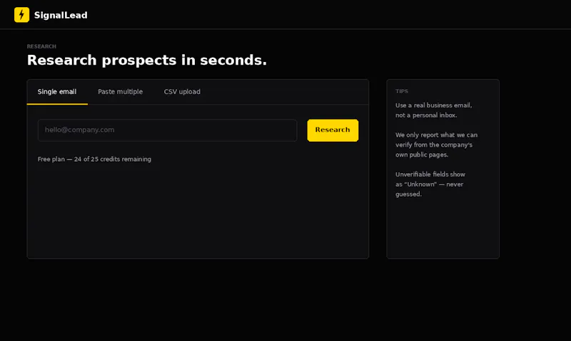 SignalLead AI screenshot 4