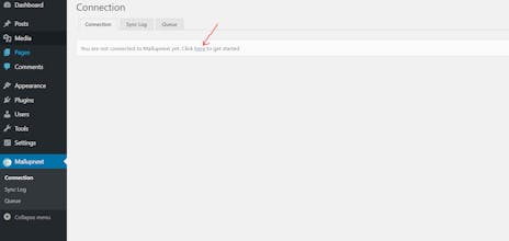 Mailupnext with Wordpress gallery image