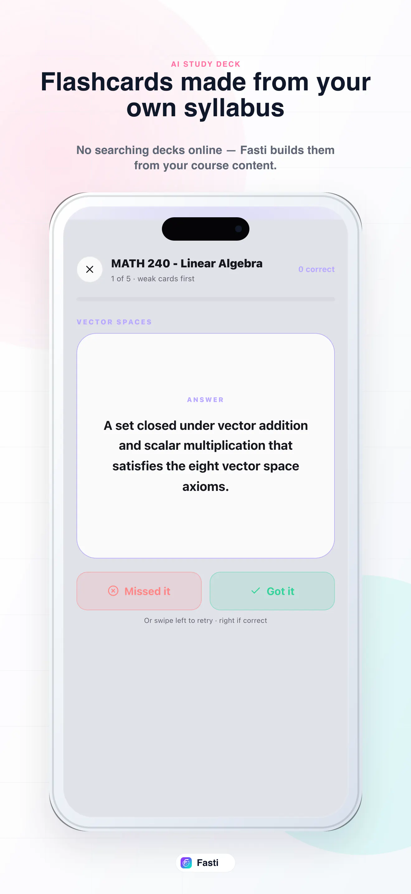 Fasti: AI Student Planner gallery image