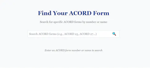 Acord Forms Library gallery image