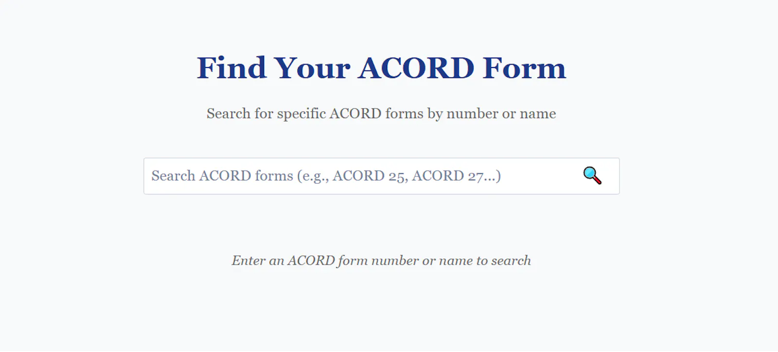 Acord Forms Library screenshot 1