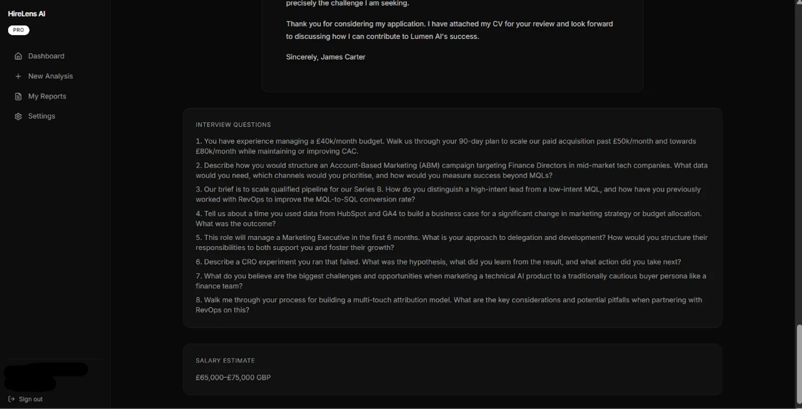 HireLens - Fix your CV, get interviews screenshot 5