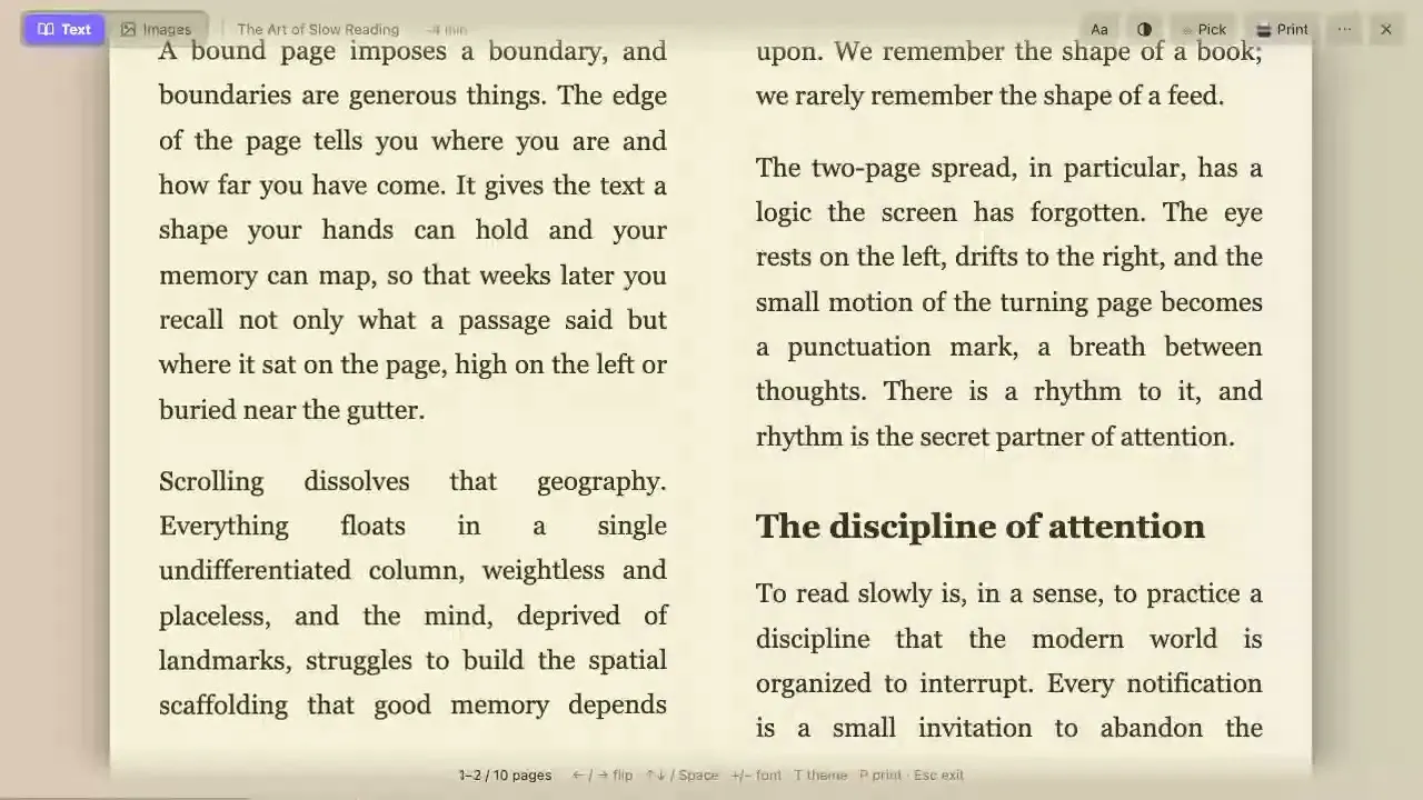 Open Book Reader gallery image