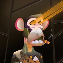 Colorful Bored Ape Yacht Club gallery image