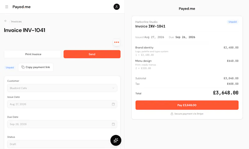 Payed.me screenshot 2