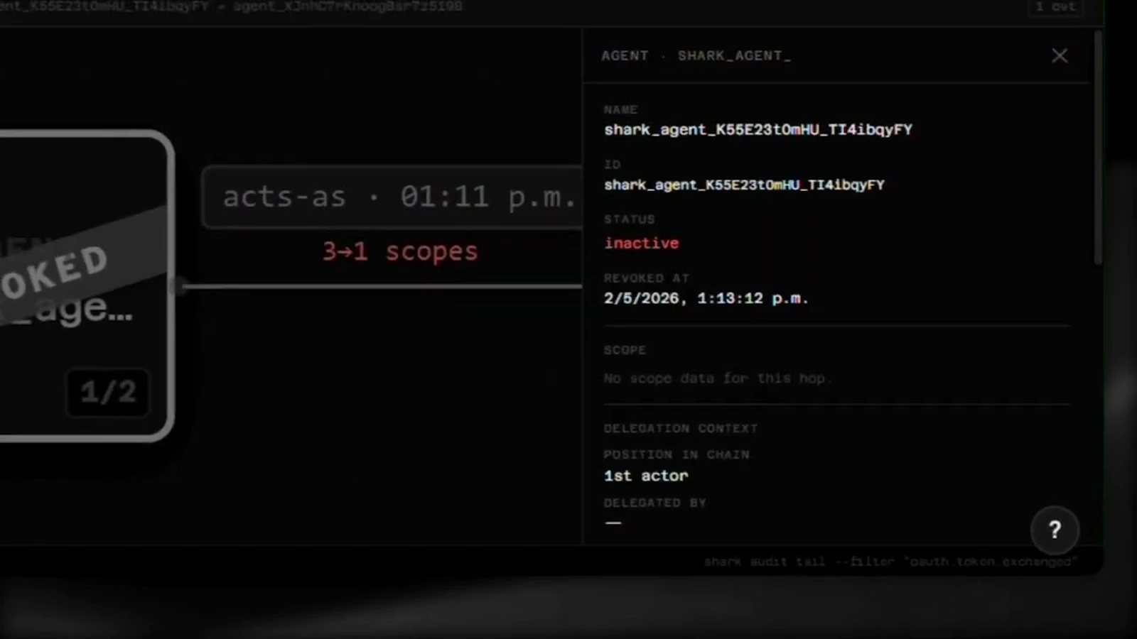 SharkAuth screenshot 1 (video preview)