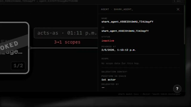 SharkAuth screenshot 1 (video preview)