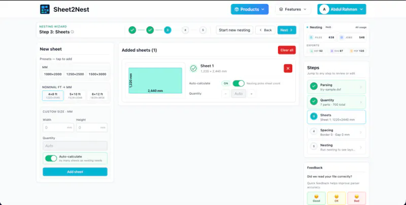 Sheet2Nest screenshot 4