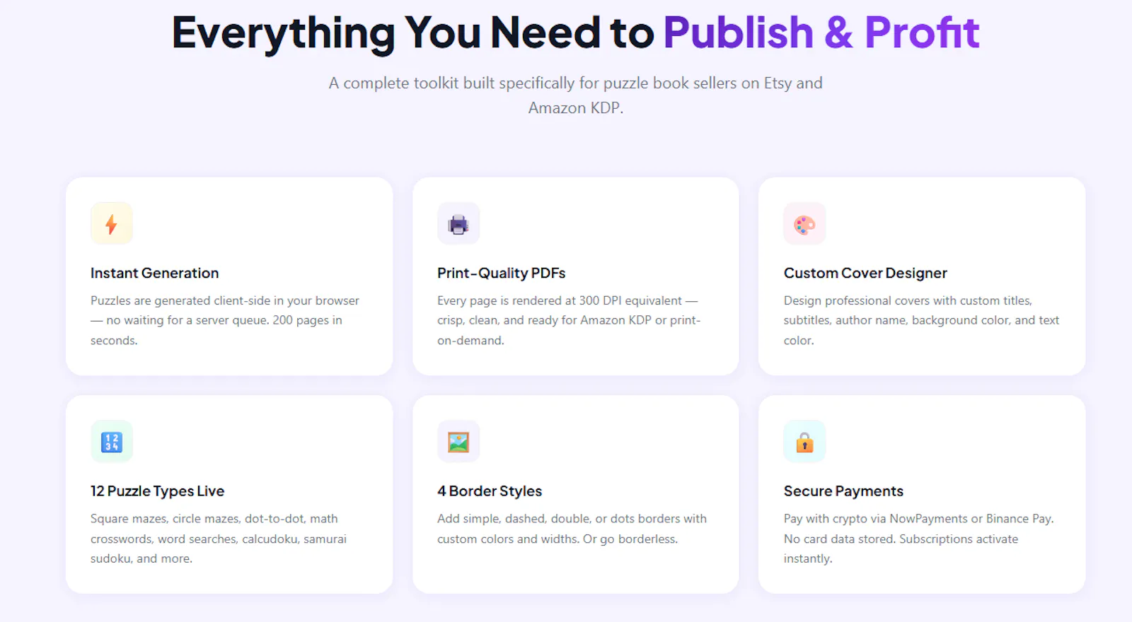 Puzzle Book Generator for Etsy & KDP screenshot 2