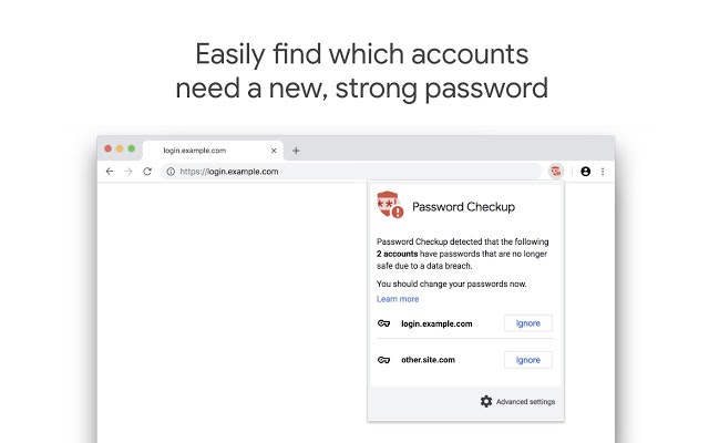 Password Checkup by Google Image