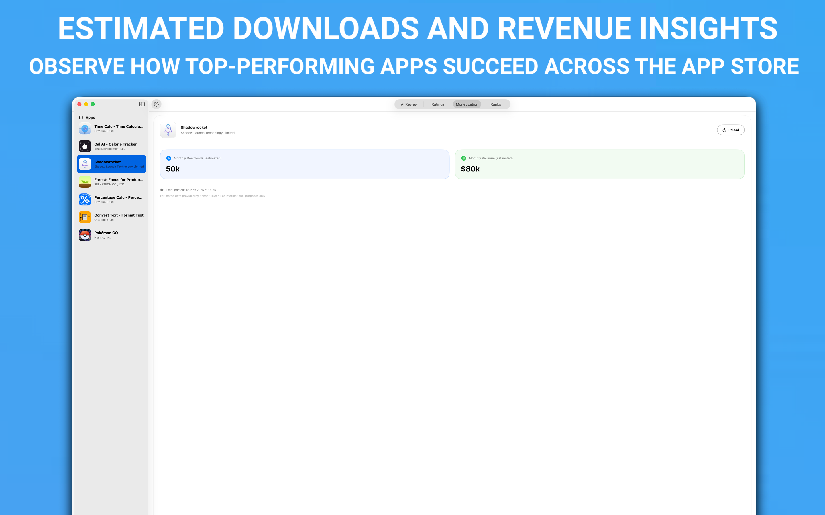AppReview AI - Screenshot 4 showing product features and functionality