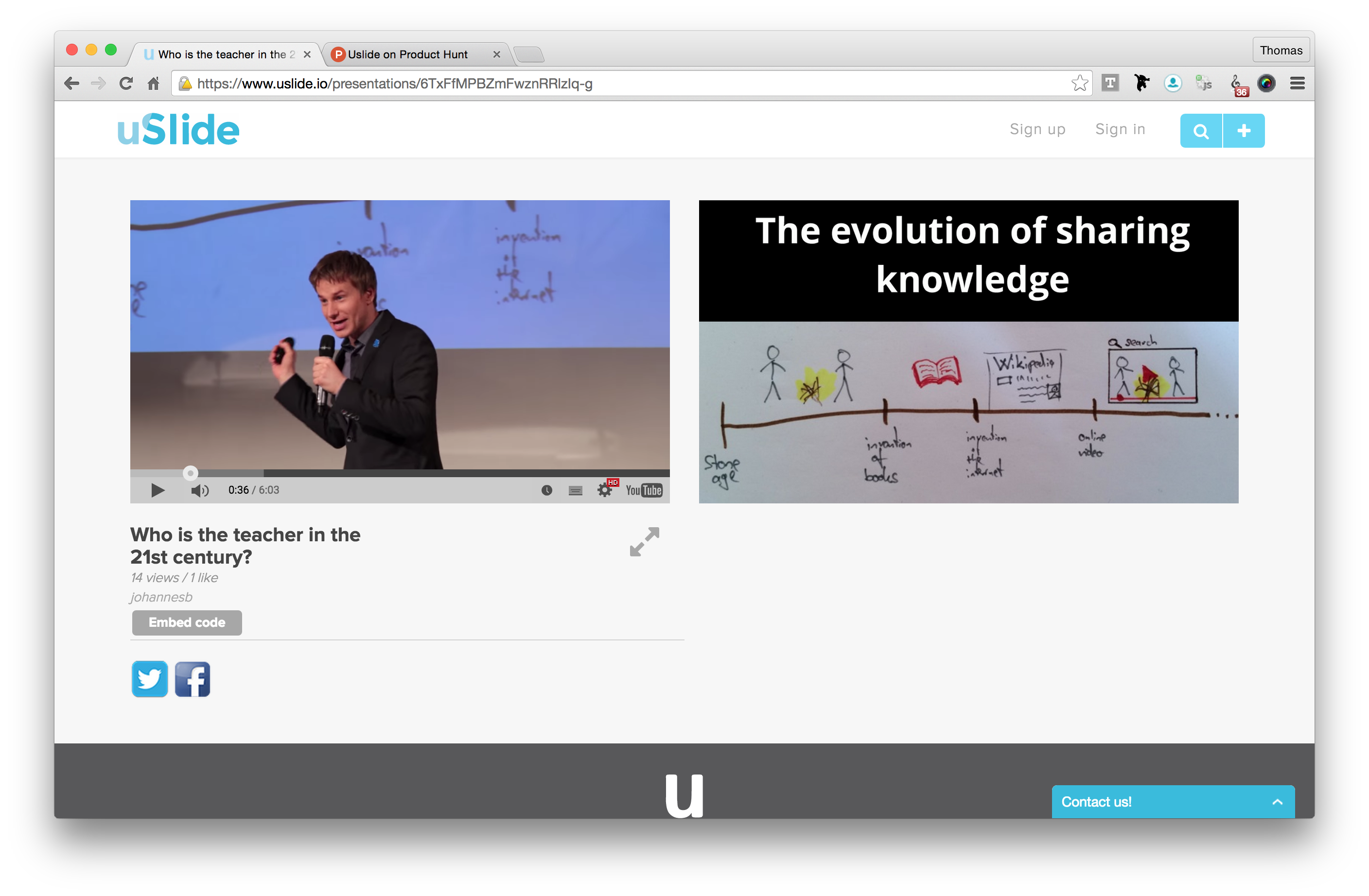 Uslide gallery image