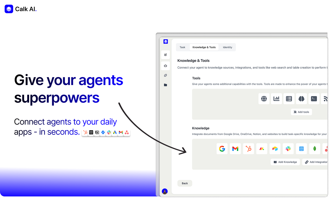 Calk AI 1.0 - Screenshot 3 showing product features and functionality
