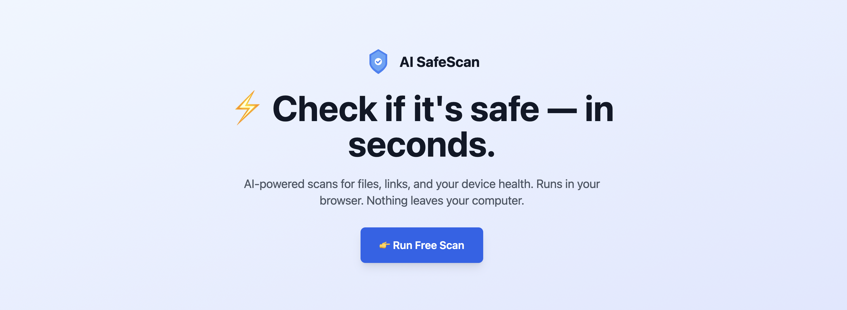AI Safe Scan logo