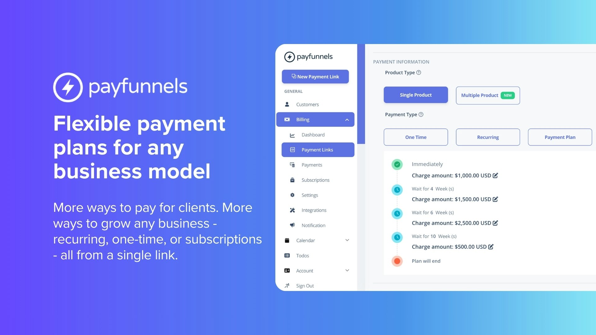 PayFunnels Payment Links - Flexible payment plans for more ways to pay and grow media 2