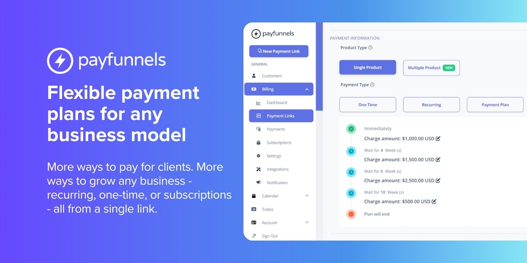PayFunnels Payment Links