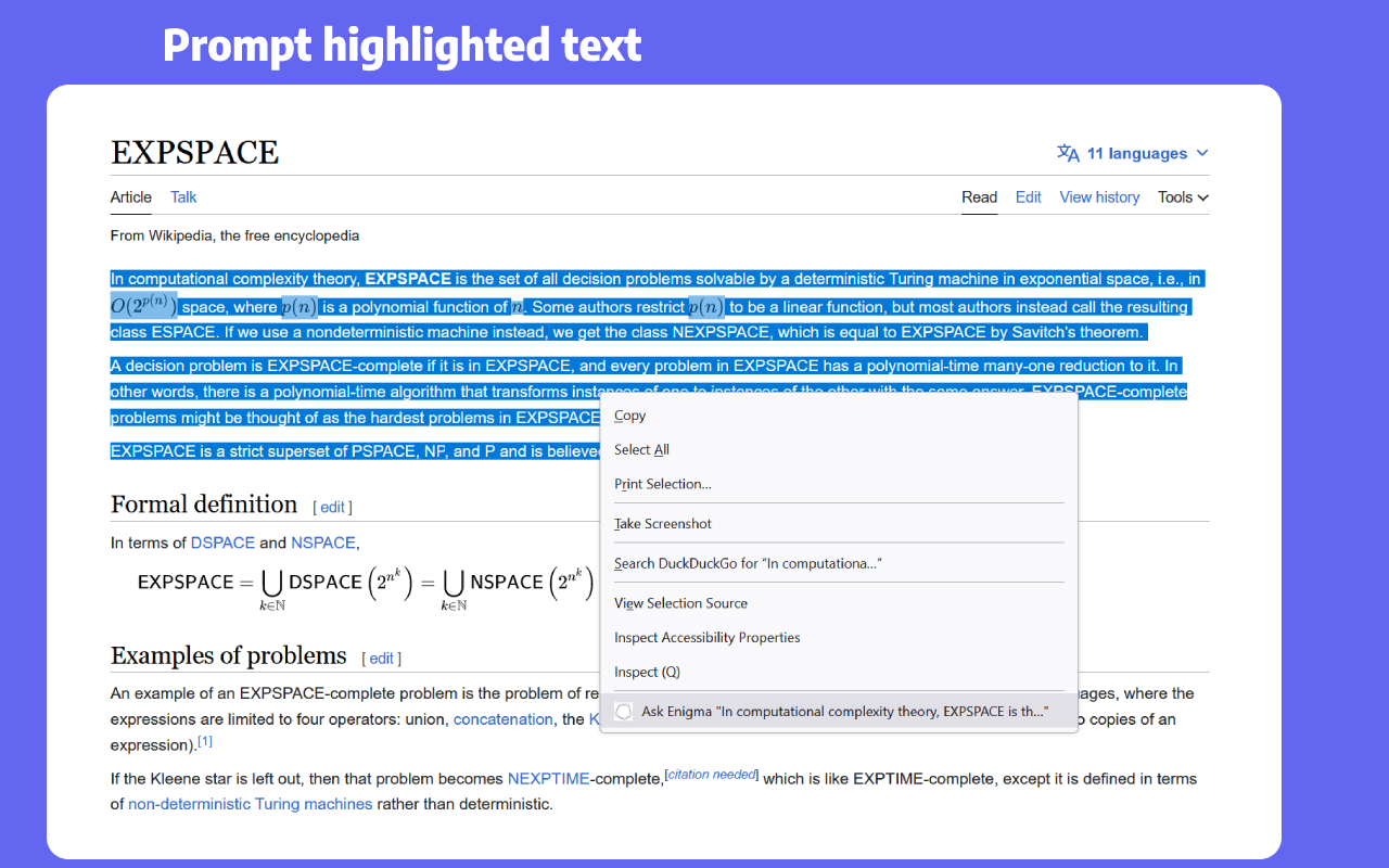 Media Enigma - Sambungan Sidebar Chatgpt - Akses chatgpt di mana -mana dan meringkaskan mana -mana laman web. 5