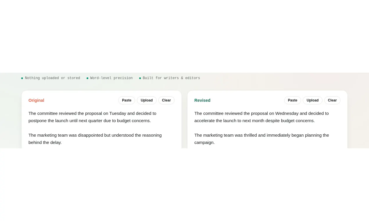 Draft Diff & Revision Checker gallery image