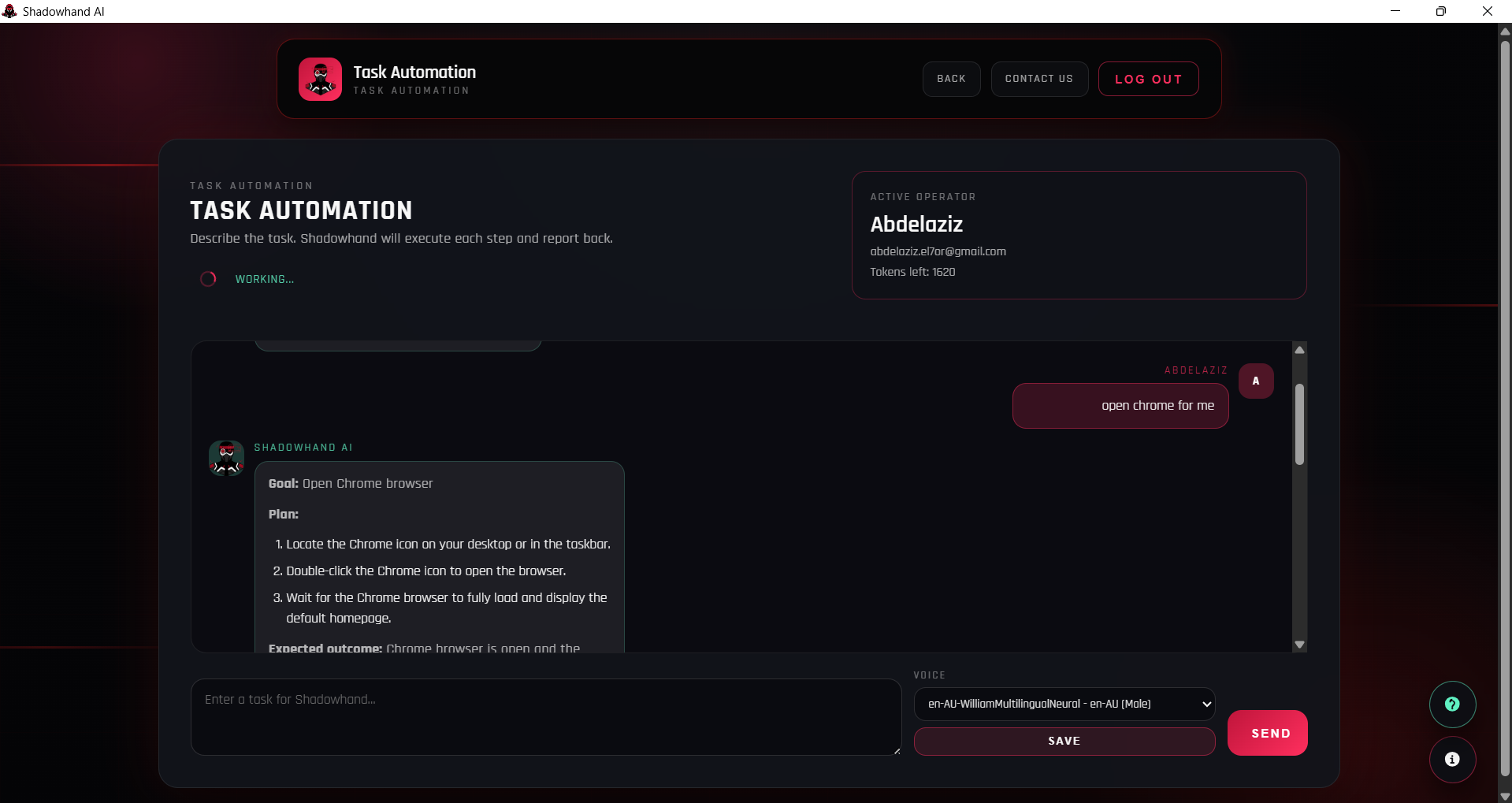 ShadowHand AI gallery image