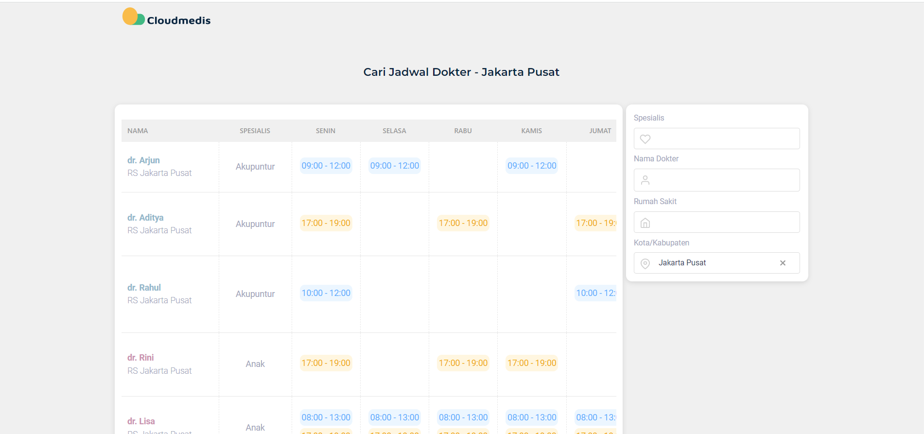 CloudMedis - Doktorunuzun programını kolayca bulun medya 1