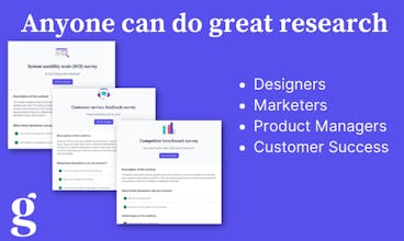 Research Templates from Great Question gallery image