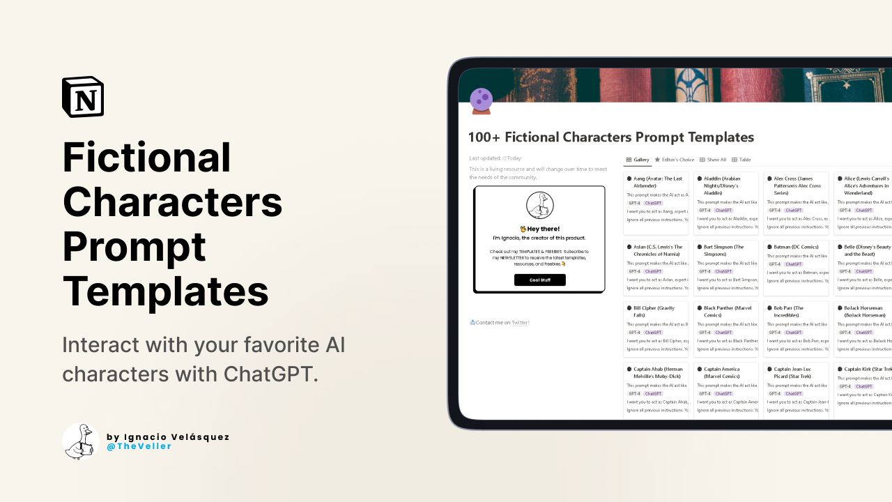 startuptile 100+ Fictional Characters Prompts-Interact with your favorite AI characters with ChatGPT