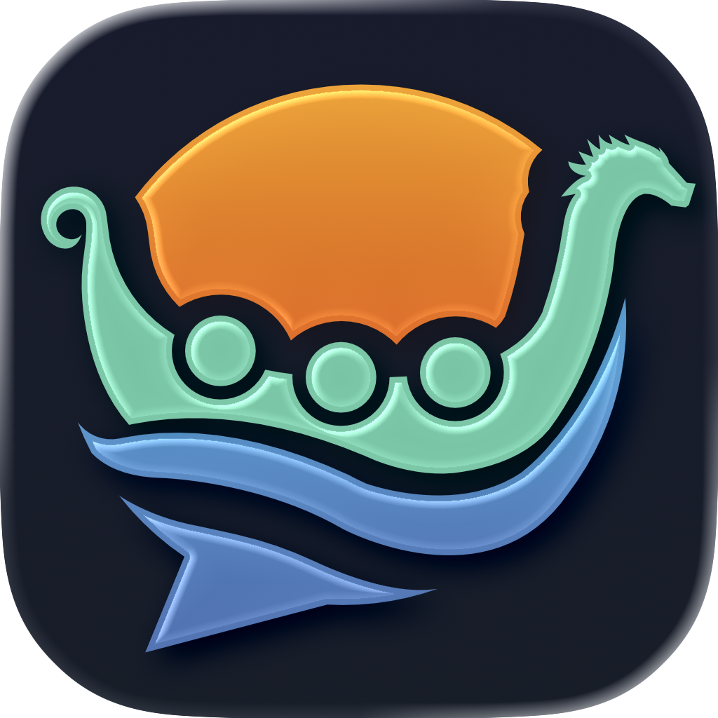 Saga Mythology App - Main product screenshot demonstrating key features and user interface