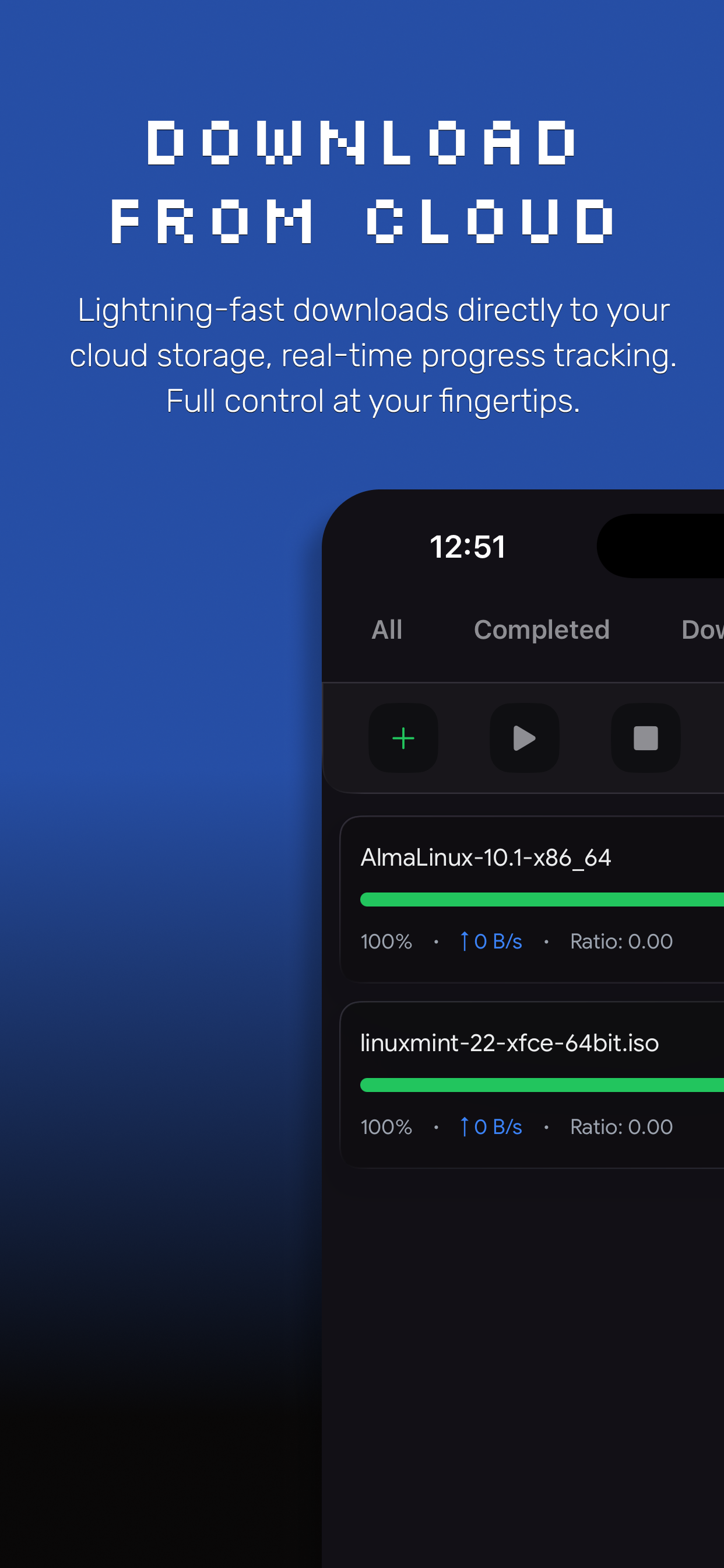 SonicBit One-Click Apps - Main product screenshot demonstrating key features and user interface