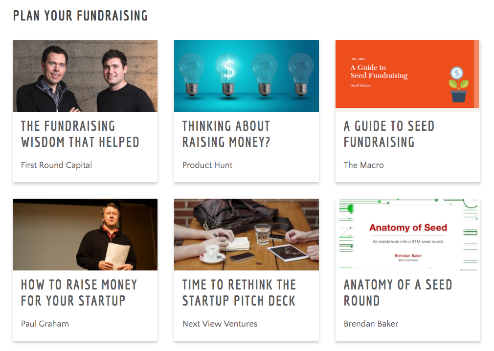 Fundraising Resources for Startups gallery image