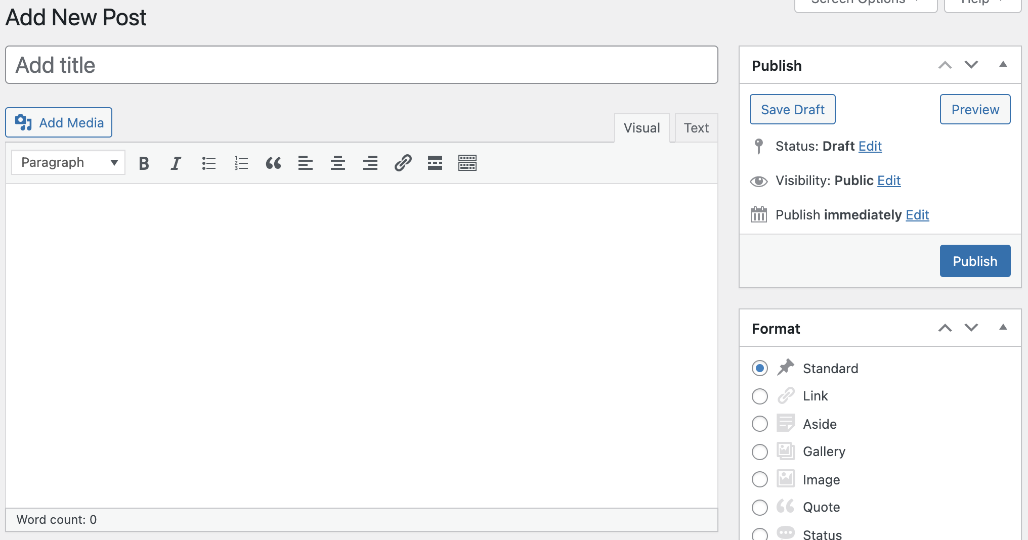 Editor classico e widget classici - Un must per chiunque preferisca il vecchio WordPress media 4
