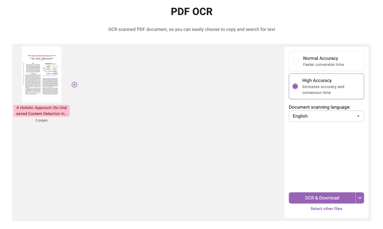 PDF OCR - Transformar los PDF escaneados en texto de búsqueda sin esfuerzo media 5