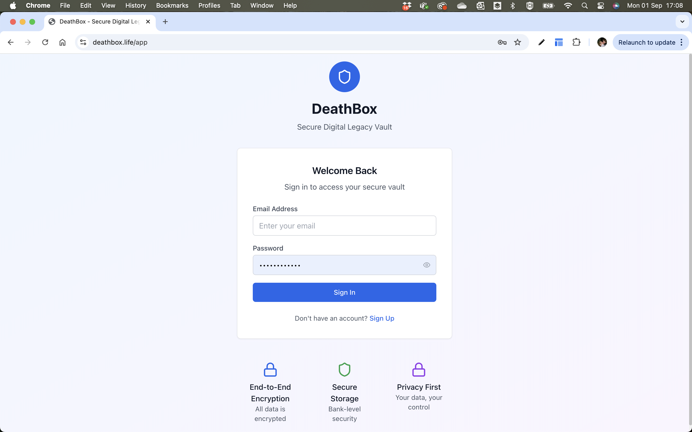 Deathbox - Secure Digital Legacy Vault media 3