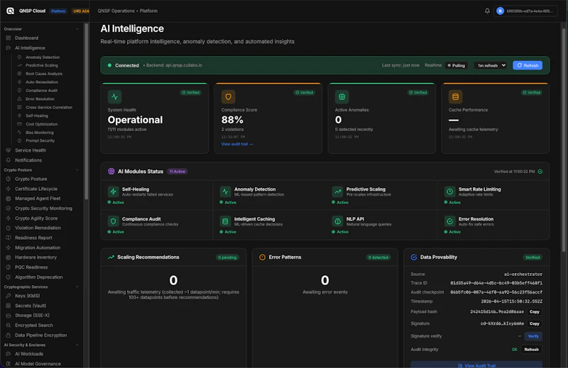 QNSP — Quantum-Native Security Platform screenshot 4