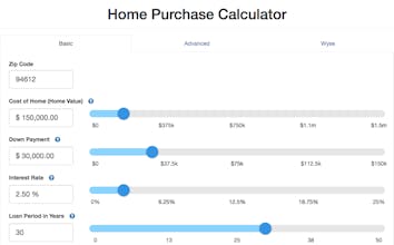 Walletwyse Home Purchase Calculator gallery image