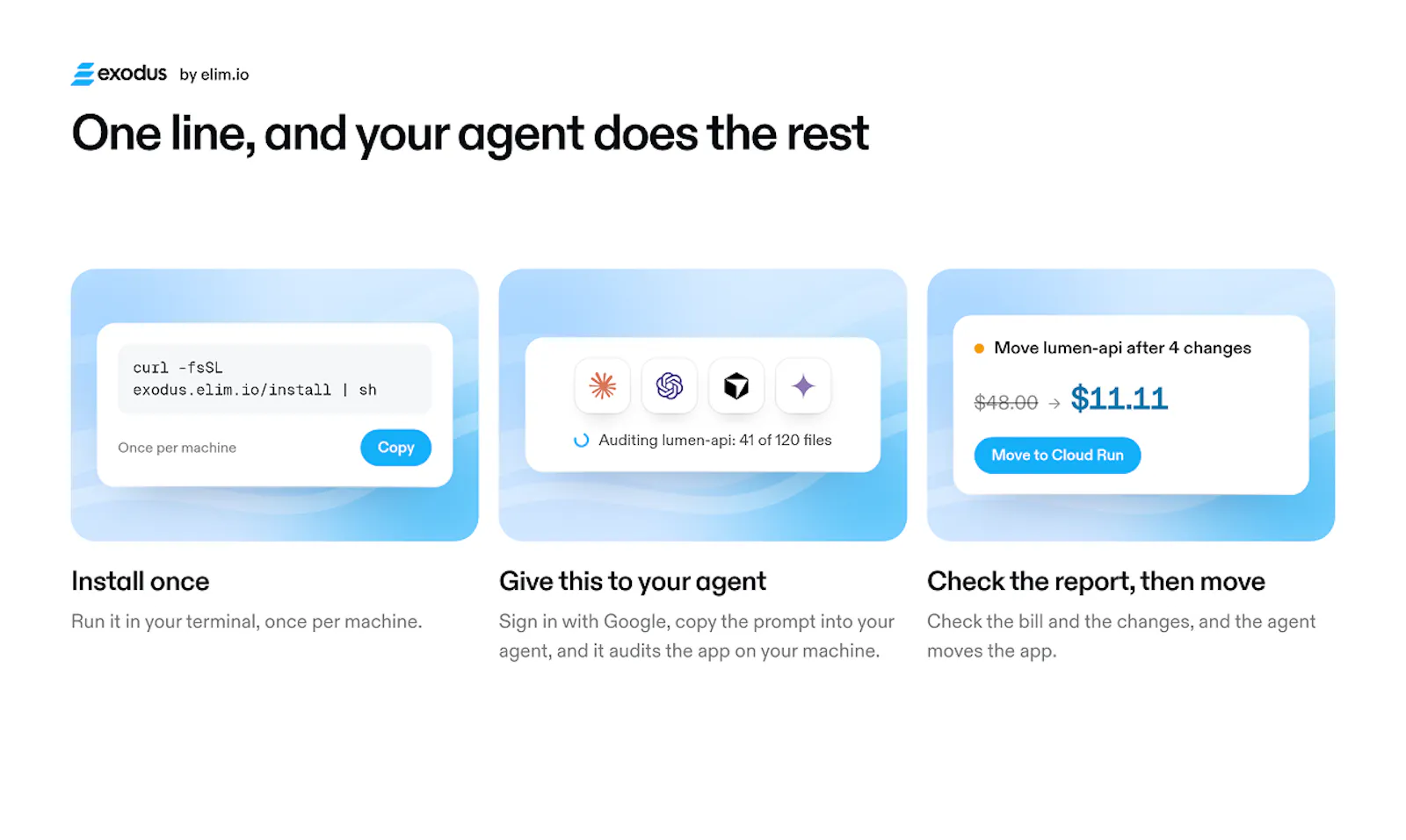 Exodus for Google Cloud Run screenshot 5