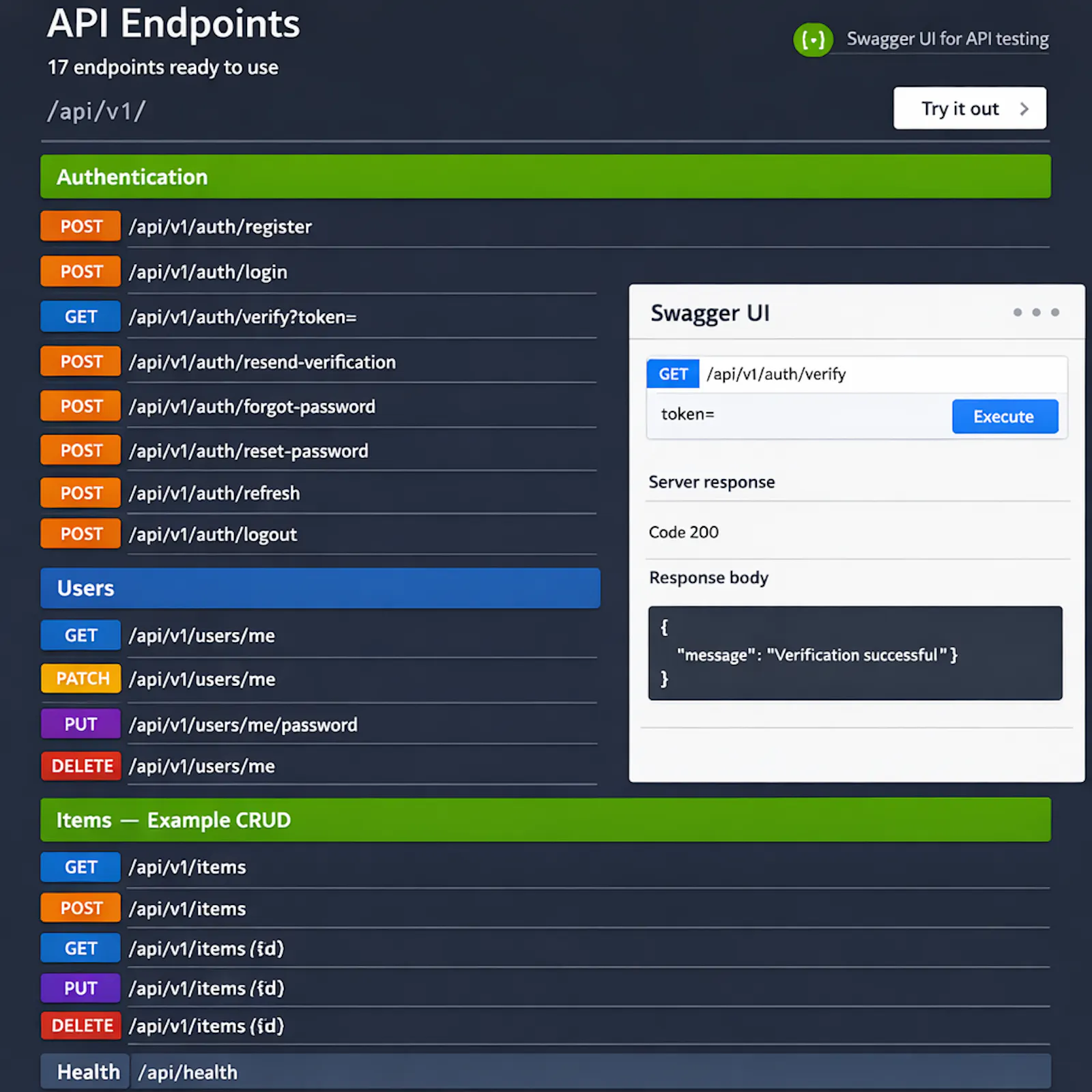 SpringLaunch API screenshot 1