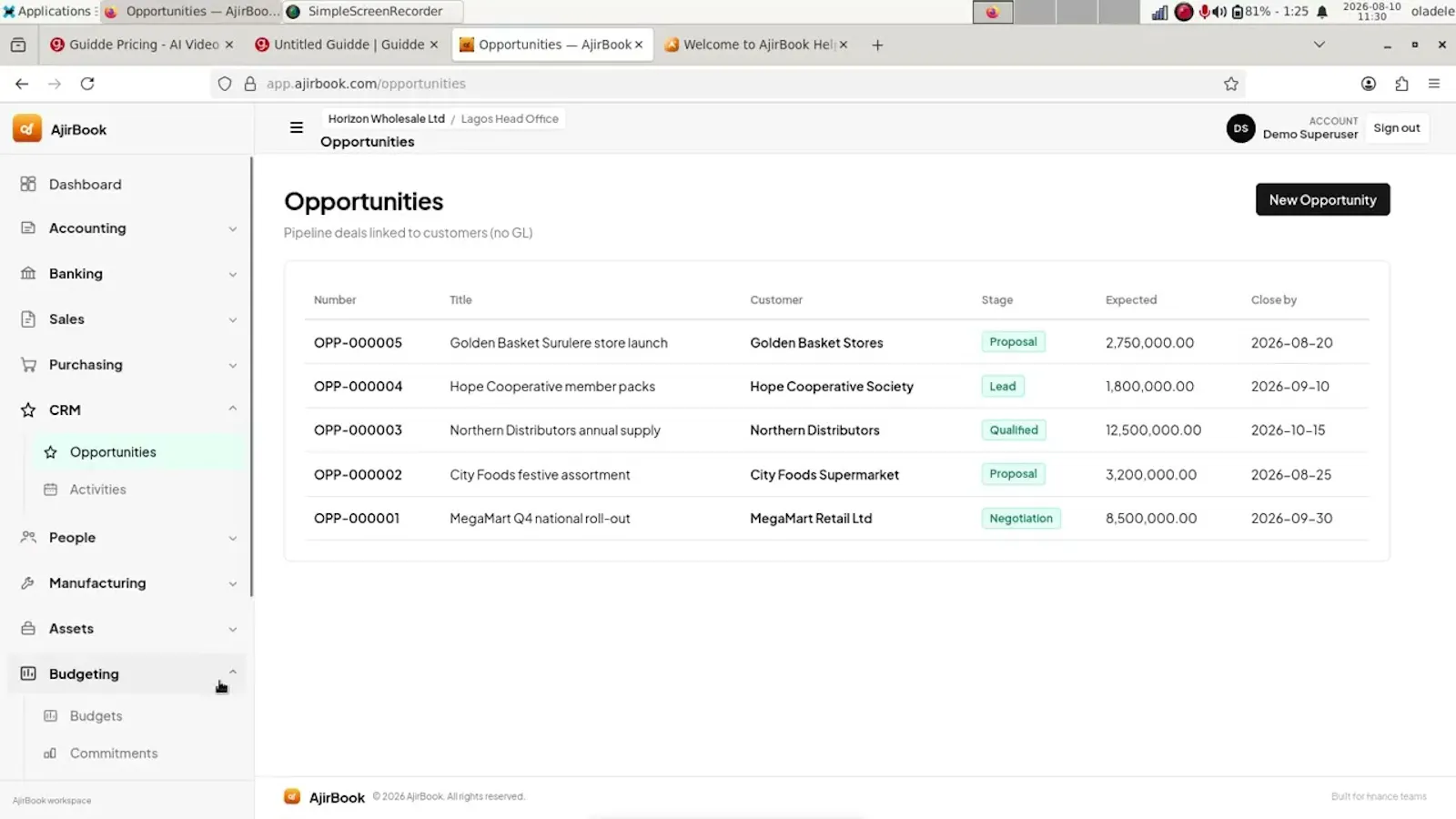 AjirBook screenshot 1 (video preview)