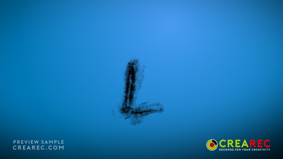 Ink Alphabet Animated stock footage text gallery image