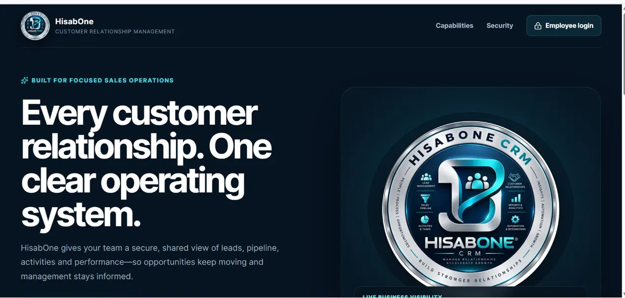 HisabOne CRM gallery image