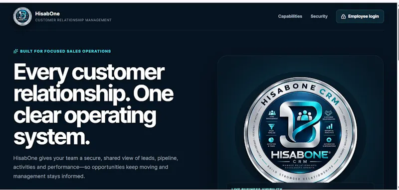 HisabOne CRM screenshot 1