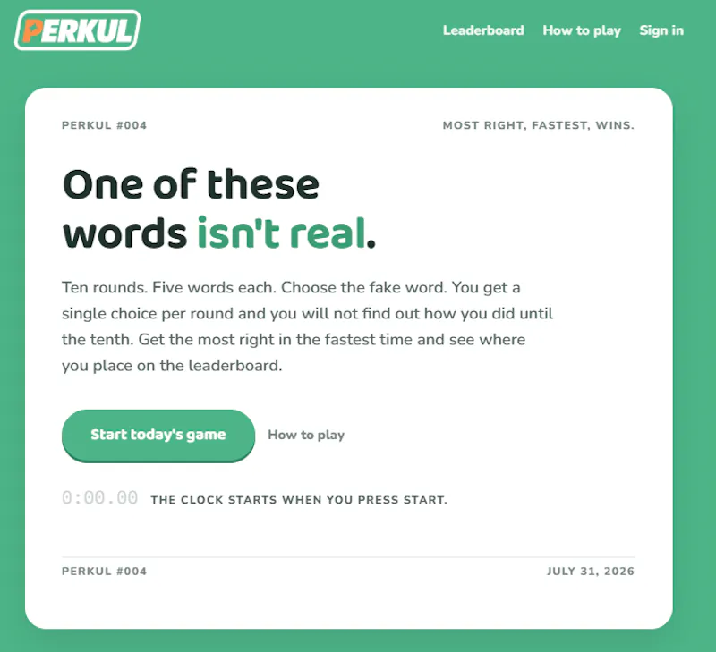 Perkul screenshot 2