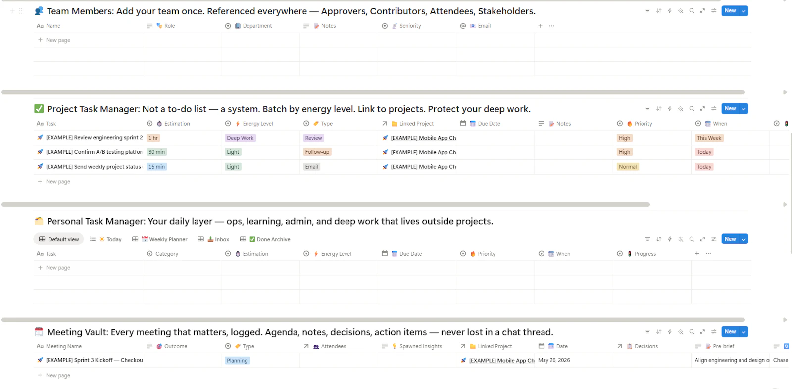 Project Management Operations Hub screenshot 2