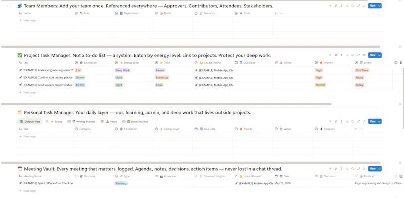 Project Management Operations Hub screenshot 2