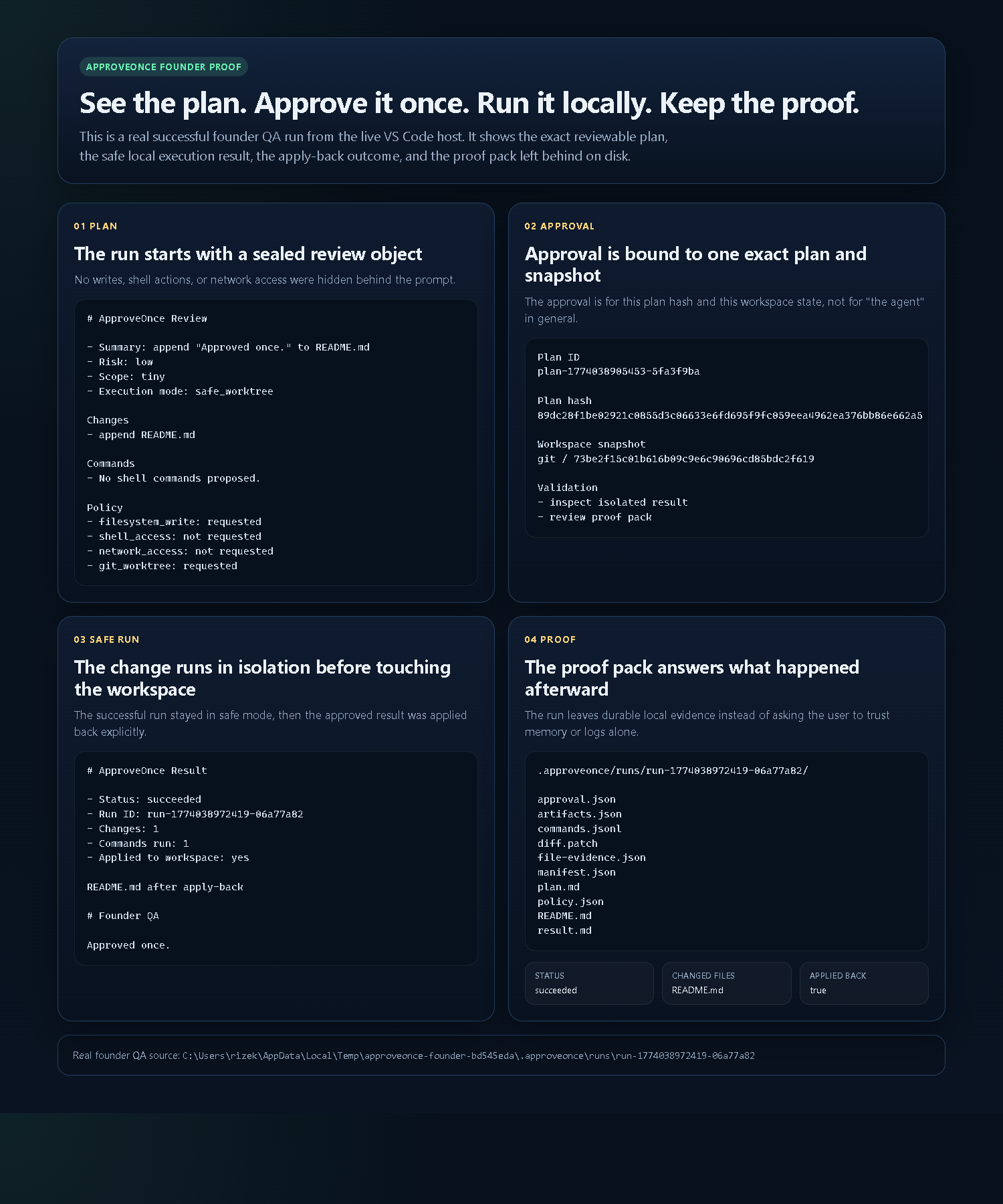ApproveOnce for VS Code gallery image
